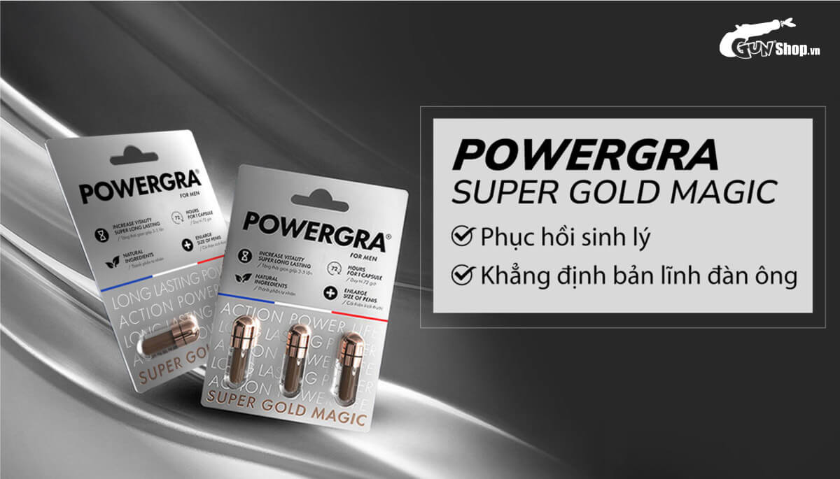 Viên uống Powergra For Men vĩ 1 viên