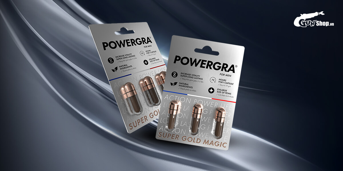POWERGRA là thương hiệu tăng cường sinh lý nam giới cao cấp chính hãng tại Gunshop