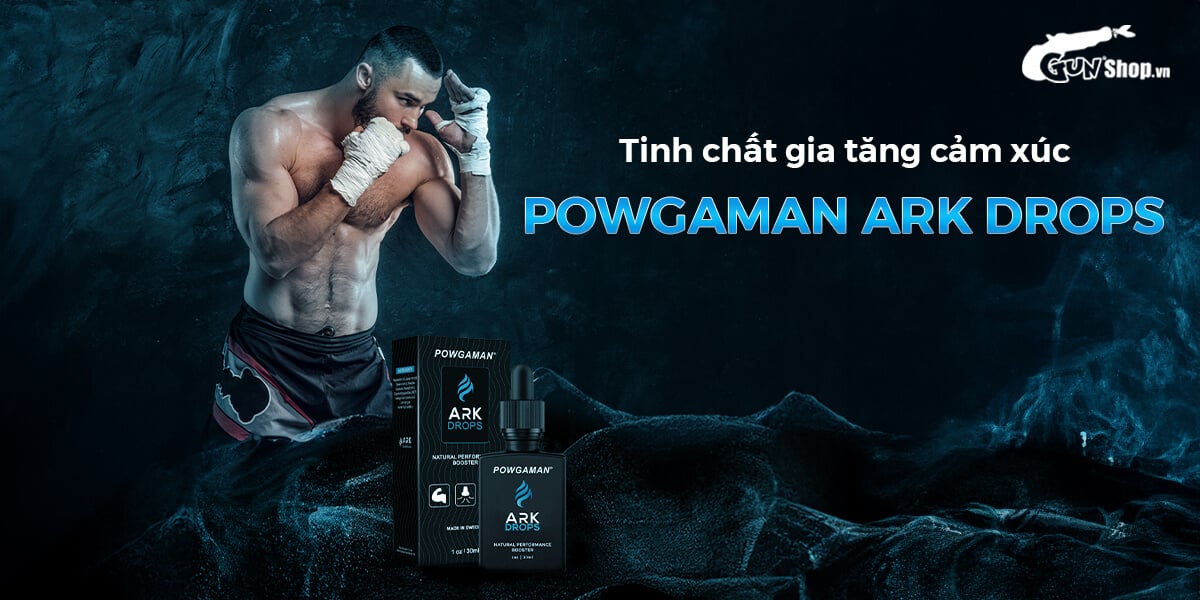 Tinh chất gia tăng cảm xúc POWGAMAN ARK DROPS chính hãng tại Gunshop