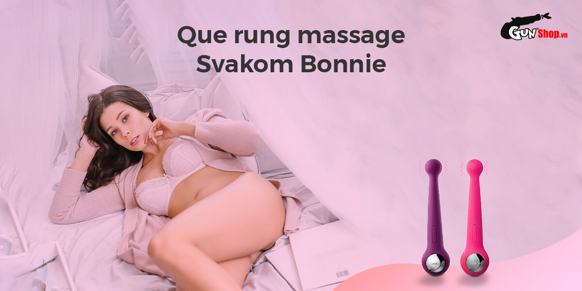 Que rung massage Svakom Bonnie cao cấp chính hãng tại gunshop.vn