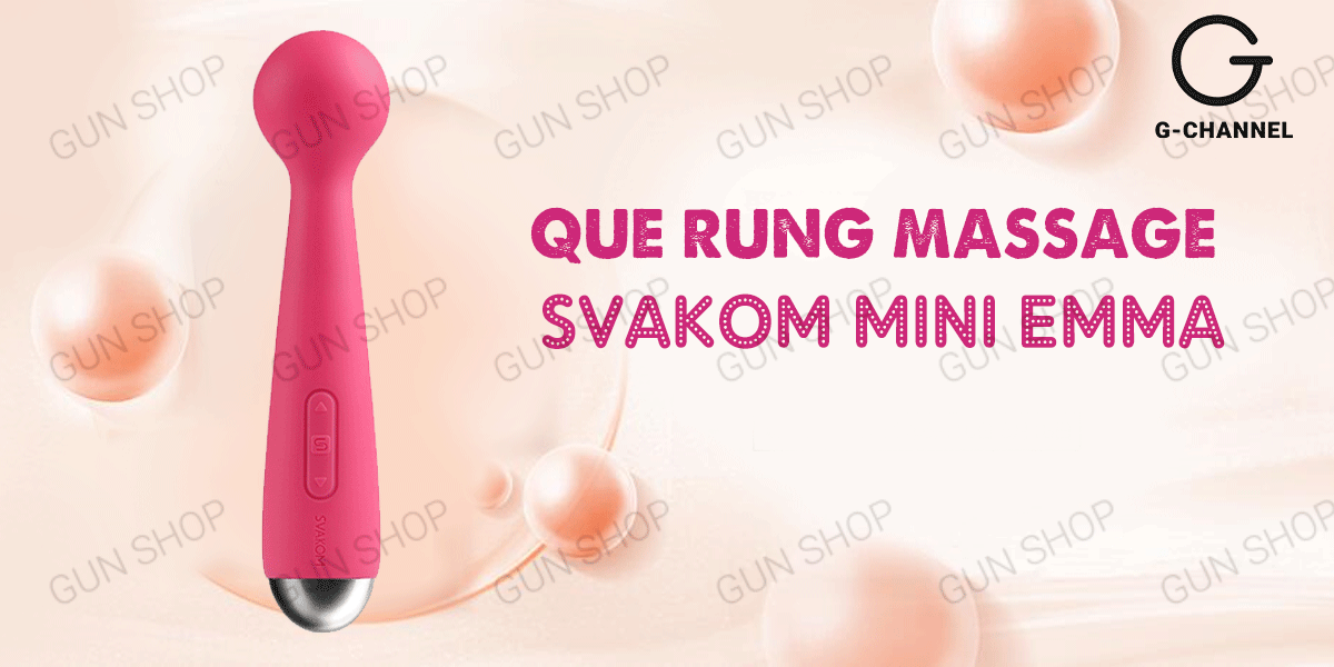 Que rung massage Svakom Mini Emma chính hãng cao cấp tại gunshop.vn