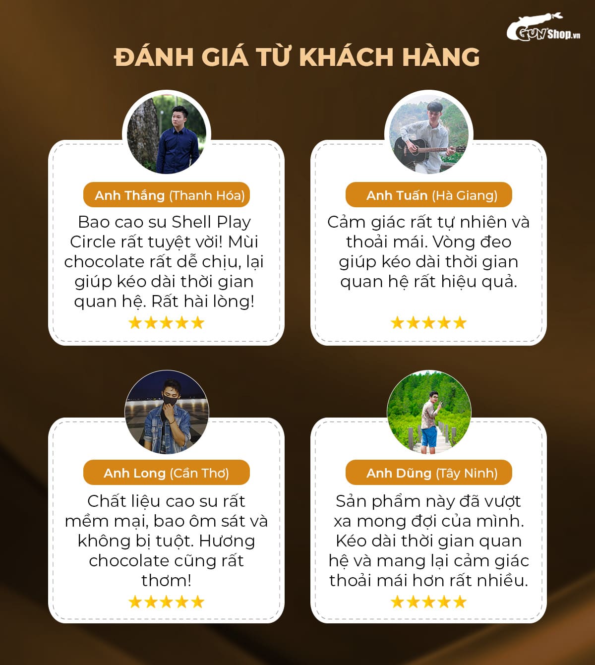 Đánh giá thực tế từ người dùng bao cao su Shell Play Circle