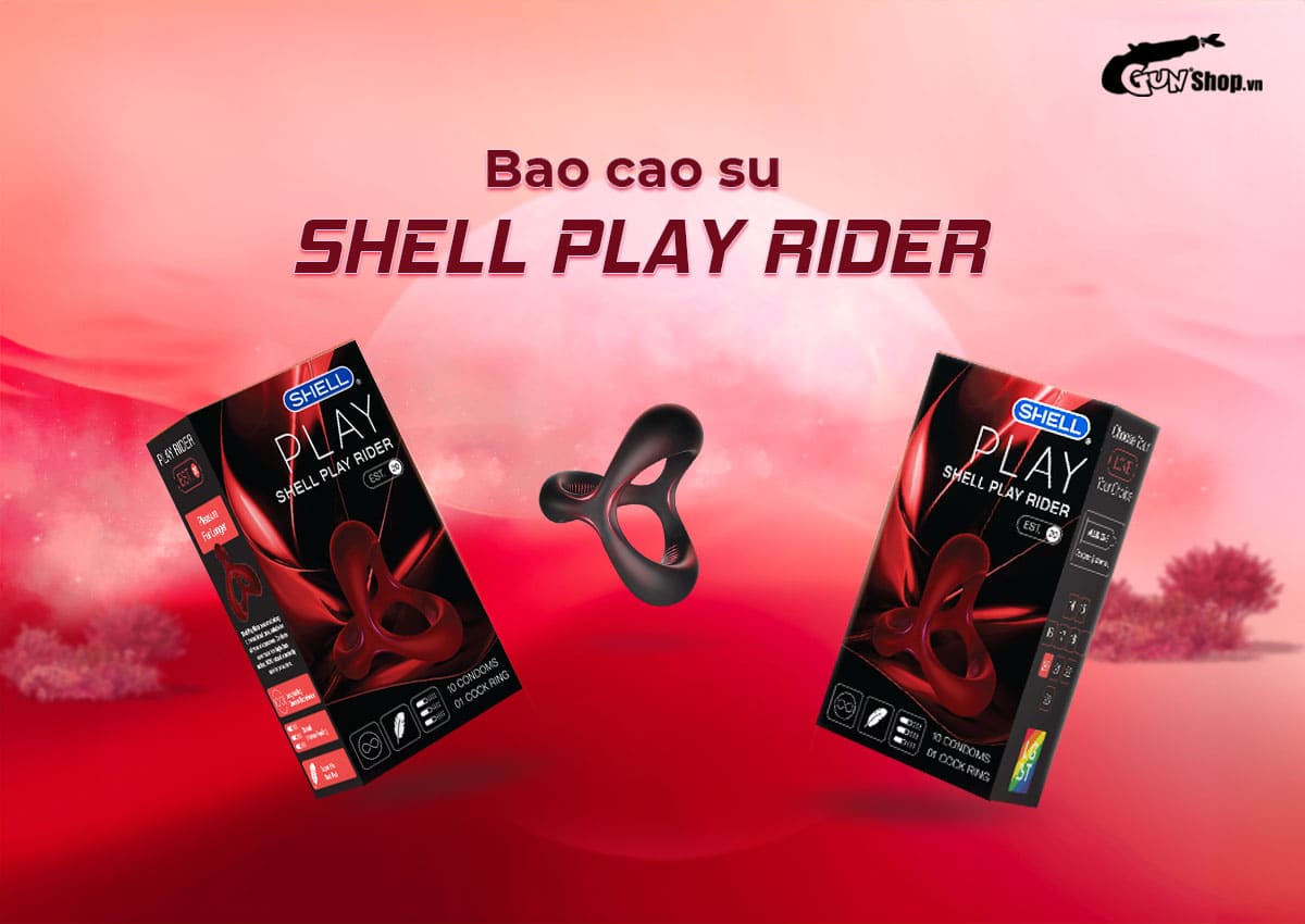 Bao cao su Shell Play Rider chính hãng tại Gunshop.vn