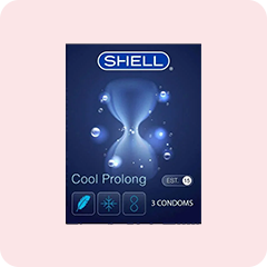 Bao cao su Shell Cool Prolong hộp 3 cái