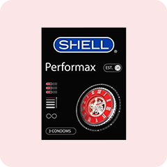Bao cao su Shell Performax 6 in 1 hộp 3 cái