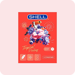 Bao cao su Shell Tropical Prolong hộp 3 cái