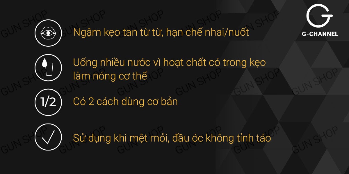Kẹo tăng cường sinh lý Mỹ loại nào tốt?