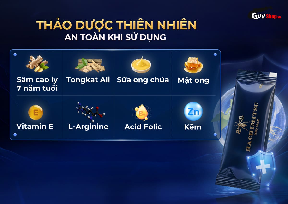 Tinh chất Hachimitsu Neo Max chính hãng, giá tốt tại Gunshop