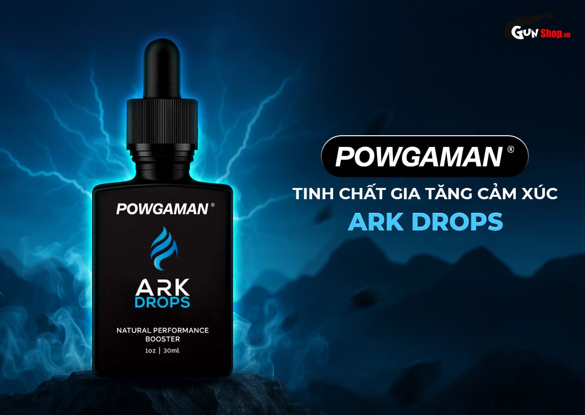 Tinh chất gia tăng cảm xúc Powgaman Ark Drops chính hãng tại Gunshop