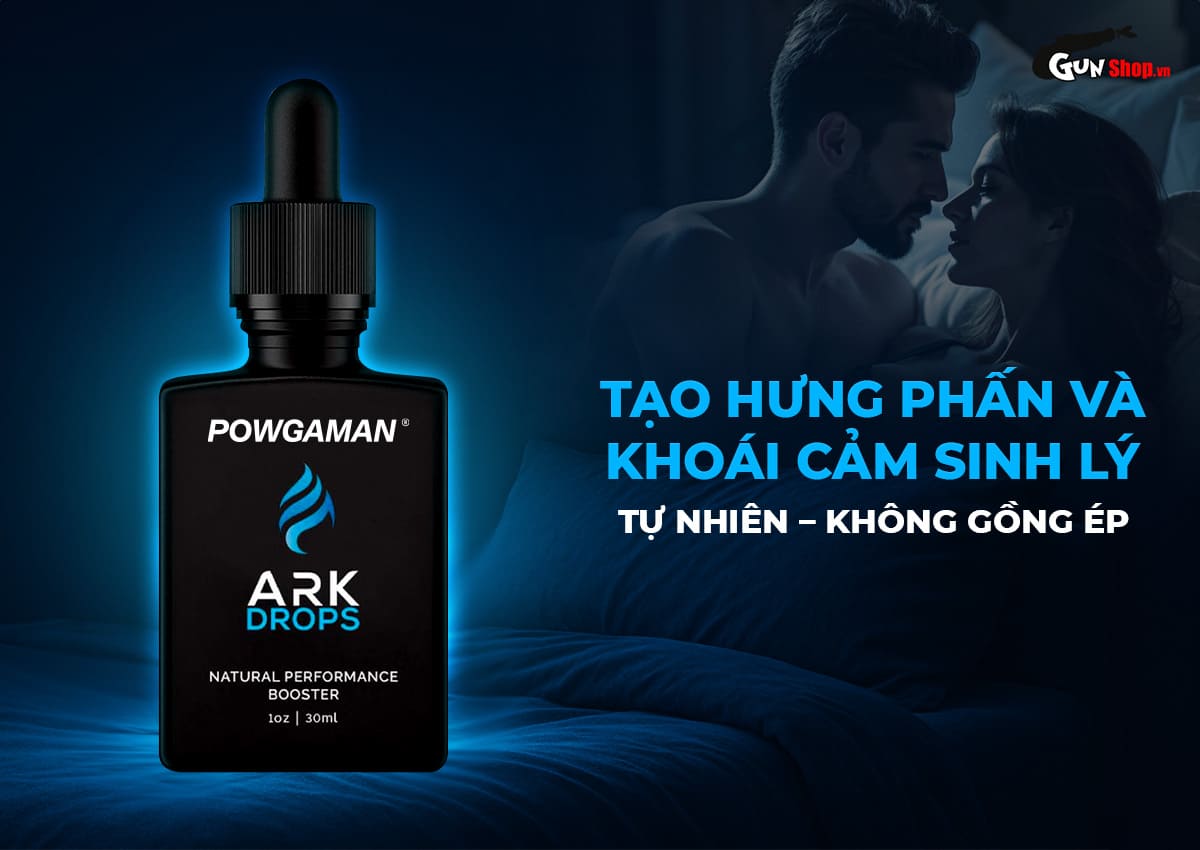 Tinh chất gia tăng cảm xúc Powgaman Ark Drops chính hãng tại Gunshop