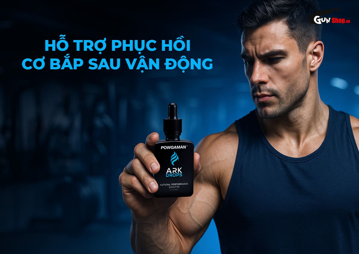 Tinh chất gia tăng cảm xúc Powgaman Ark Drops chính hãng tại Gunshop