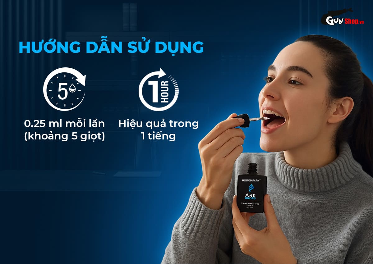 Cách sử dụng Powgaman Ark Drops – Linh hoạt, tiện lợi, chuẩn hiệu suất