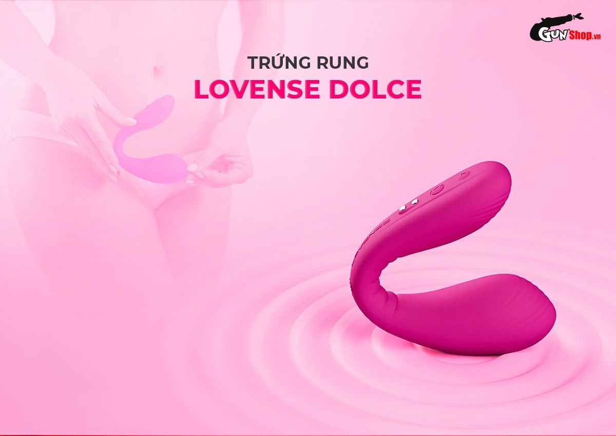 Trứng rung Lovense Dolce cao cấp chính hãng tại Gunshop