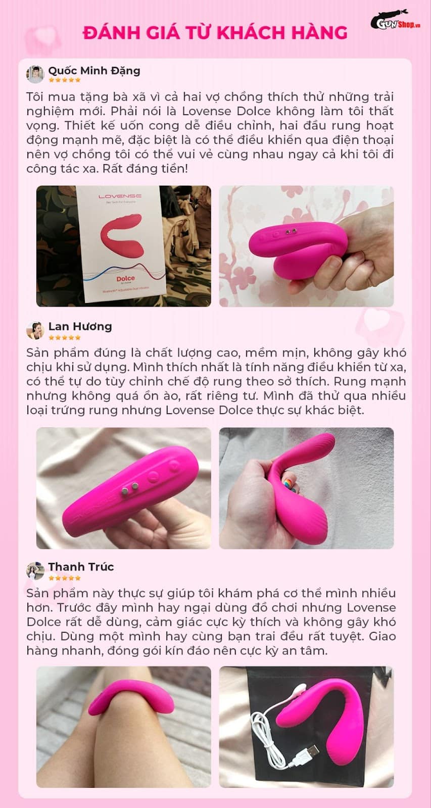 Trứng rung Lovense Dolce cao cấp chính hãng tại Gunshop