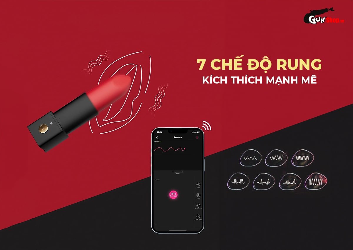 Trứng rung thỏi son Lovense Exomoon chính hãng - uy tín- cao cấp tại Gunshop