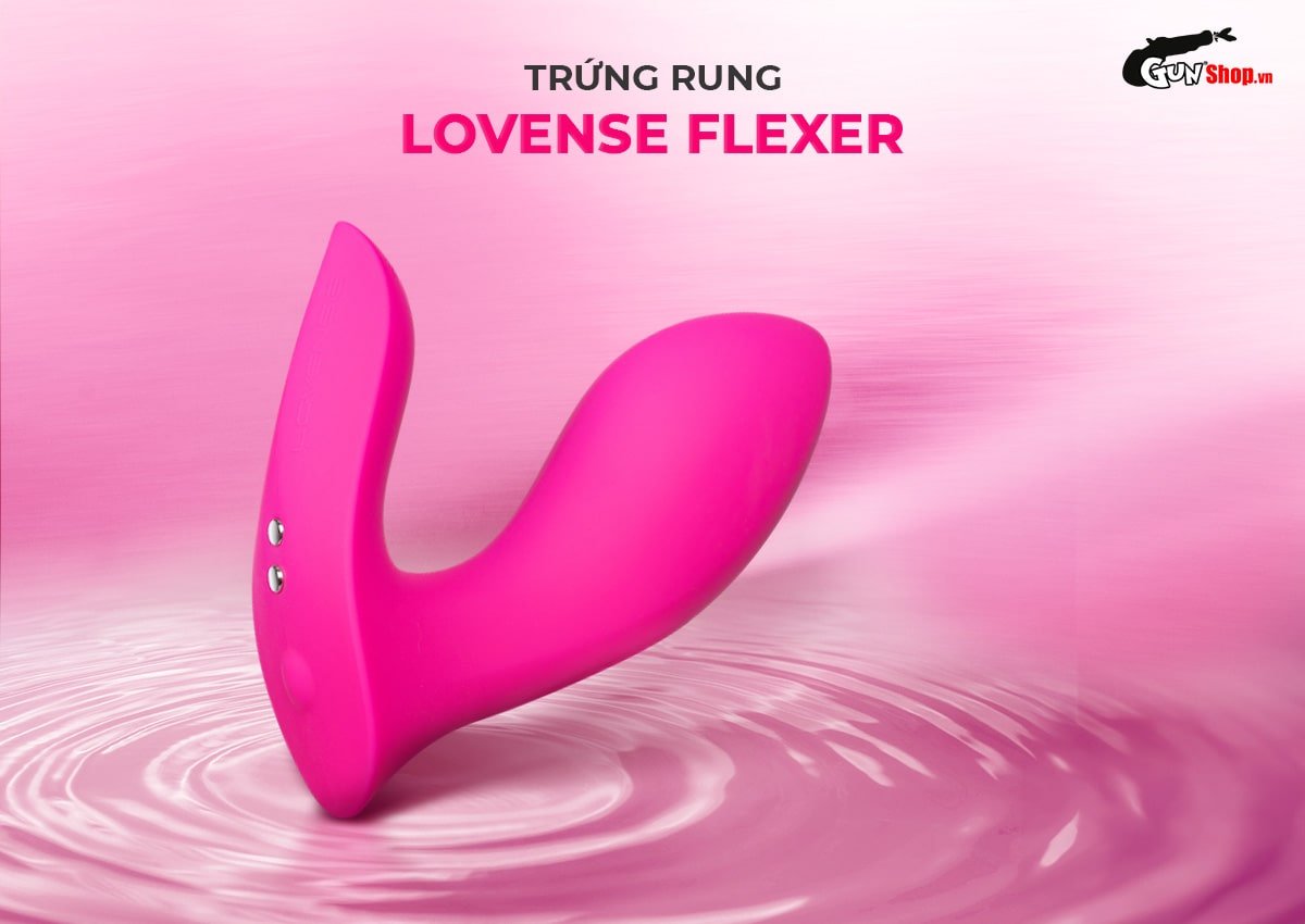 trứng rung Lovense Flexer cao cấp chính hãng tại Gunshop