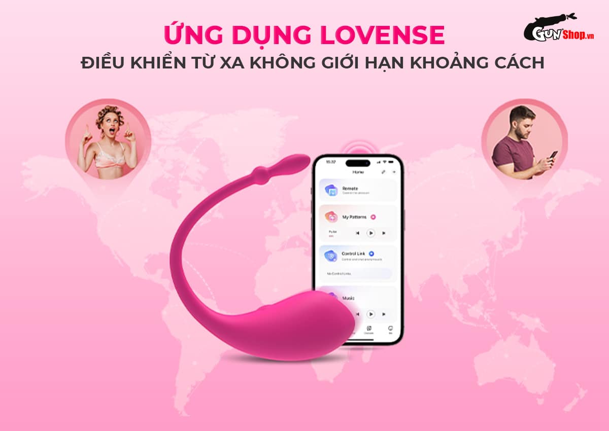 Trứng rung Lovense Lush 1 cao cấp chính hãng tại Gunshop