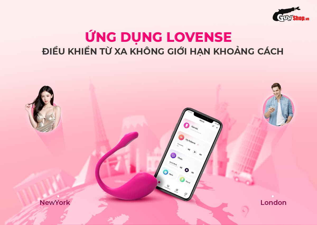 Trứng rung Lovense Lush 2 cao cấp - chính hãng - giá tốt tại Gunshop