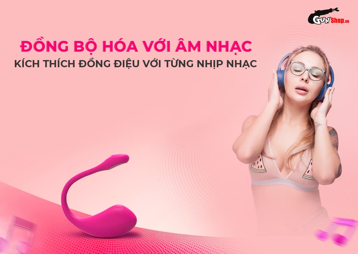 Trứng rung Lovense Lush 2 cao cấp - chính hãng - giá tốt tại Gunshop