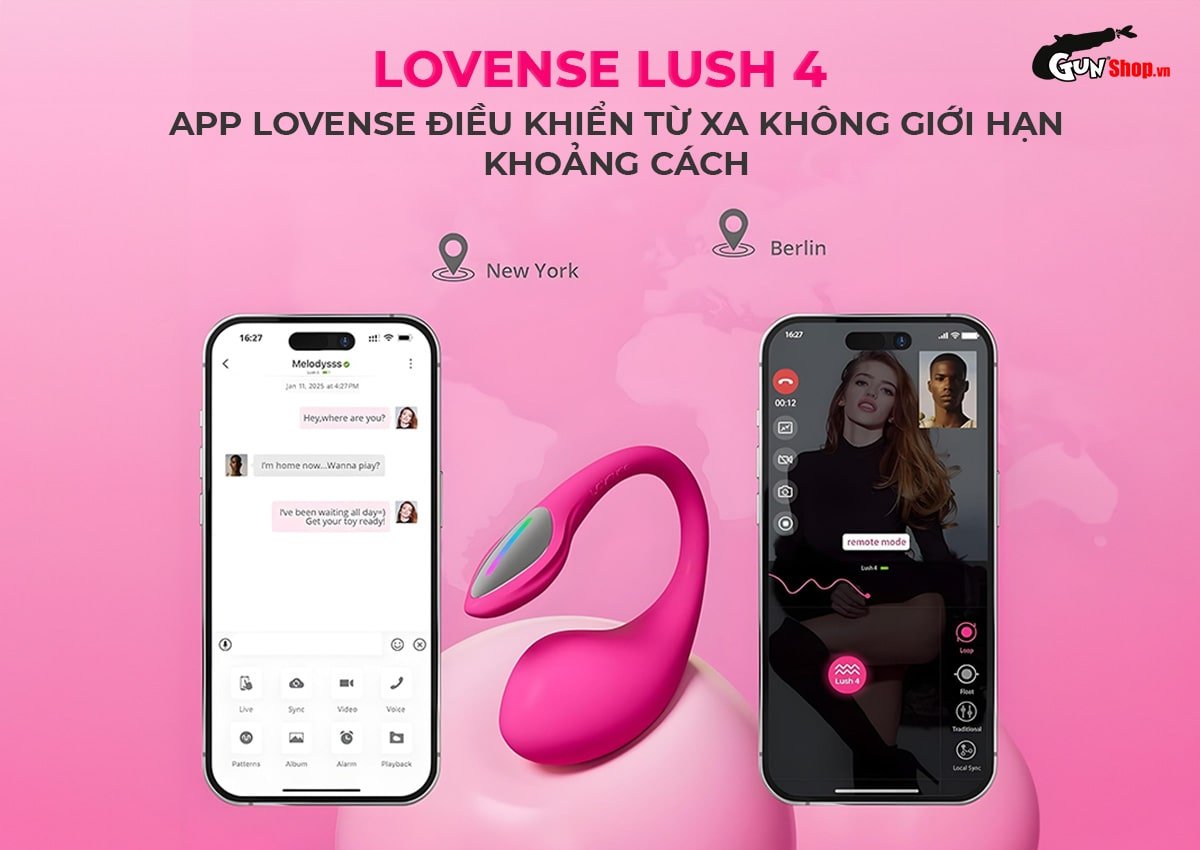 Trứng rung Lovense Lush 4 chính hãng tại Gunshop