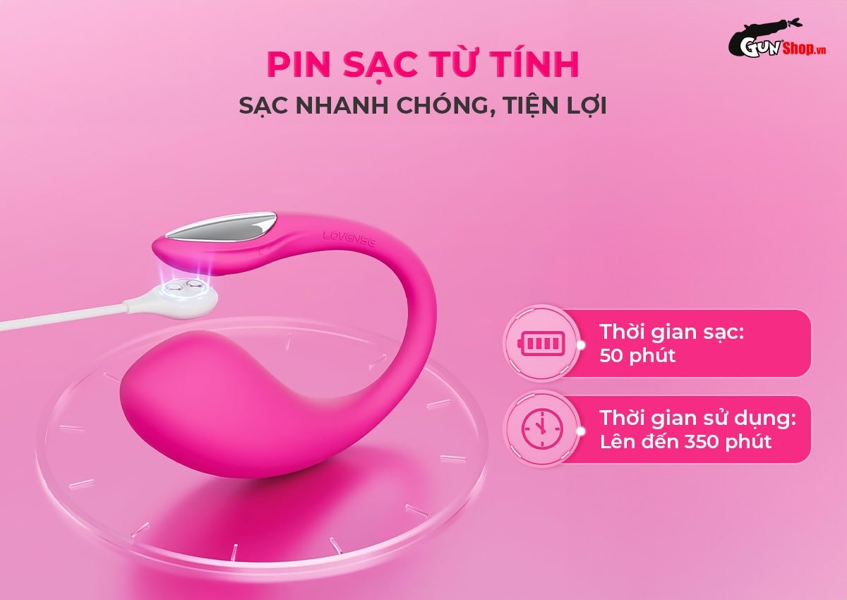 Trứng rung Lovense Lush 4 chính hãng tại Gunshop