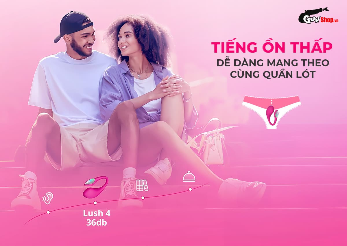 Trứng rung Lovense Lush 4 chính hãng tại Gunshop