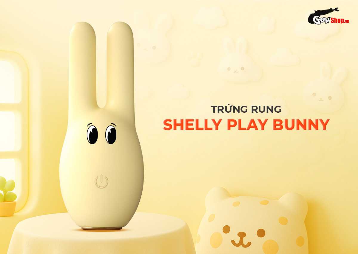 Trứng rung hình thỏ Shelly Play Bunny chính hãng tại Gunshop