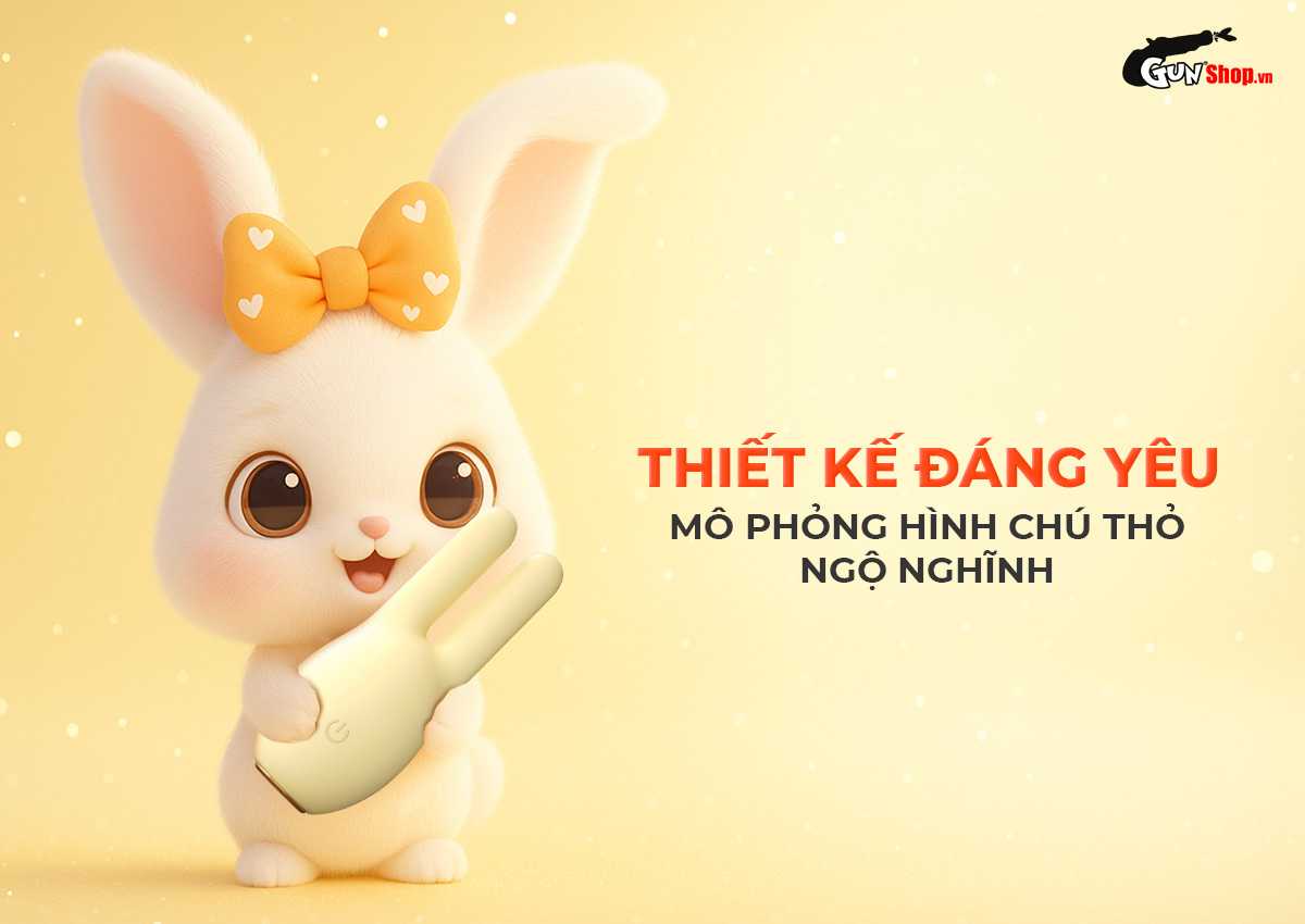 Trứng rung hình thỏ Shelly Play Bunny chính hãng tại Gunshop