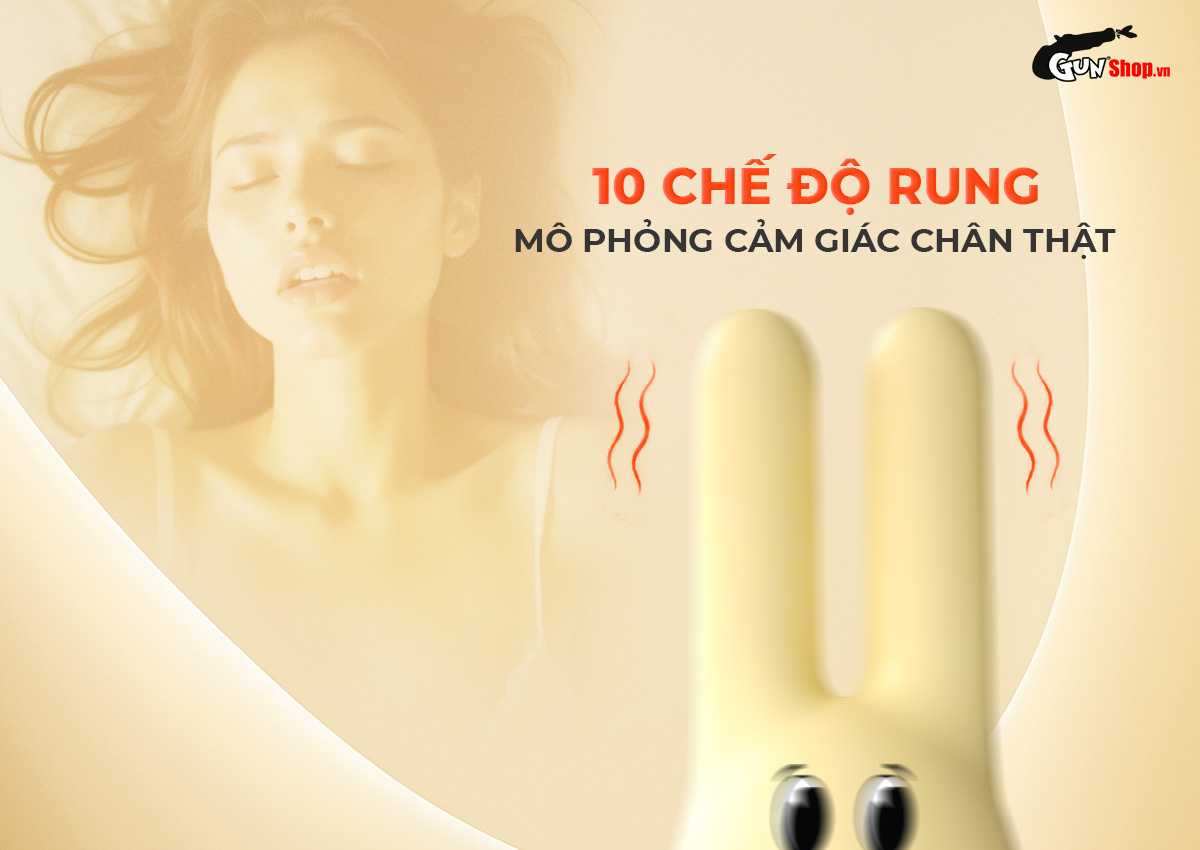 Trứng rung hình thỏ Shelly Play Bunny chính hãng tại Gunshop