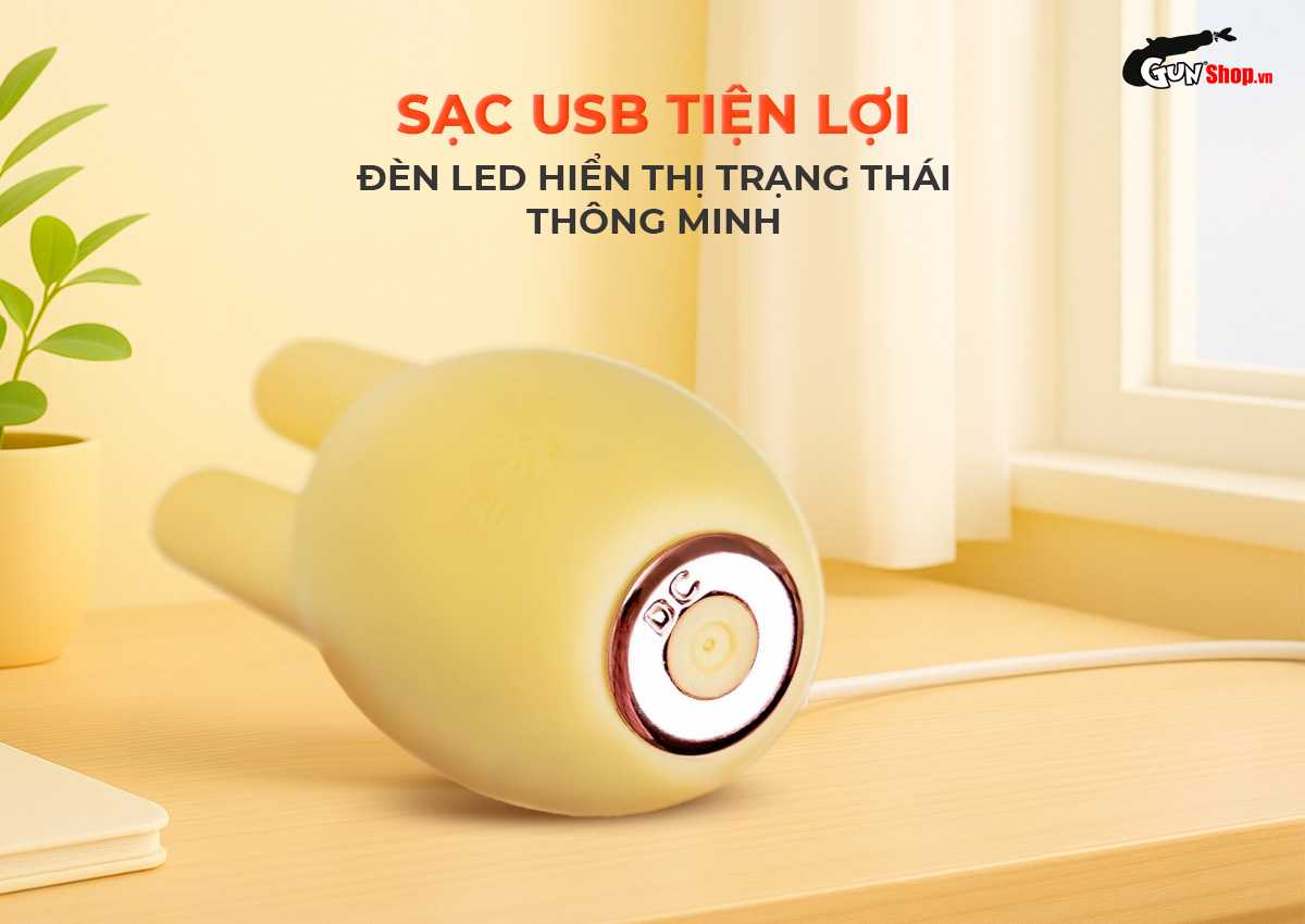 Trứng rung hình thỏ Shelly Play Bunny chính hãng tại Gunshop