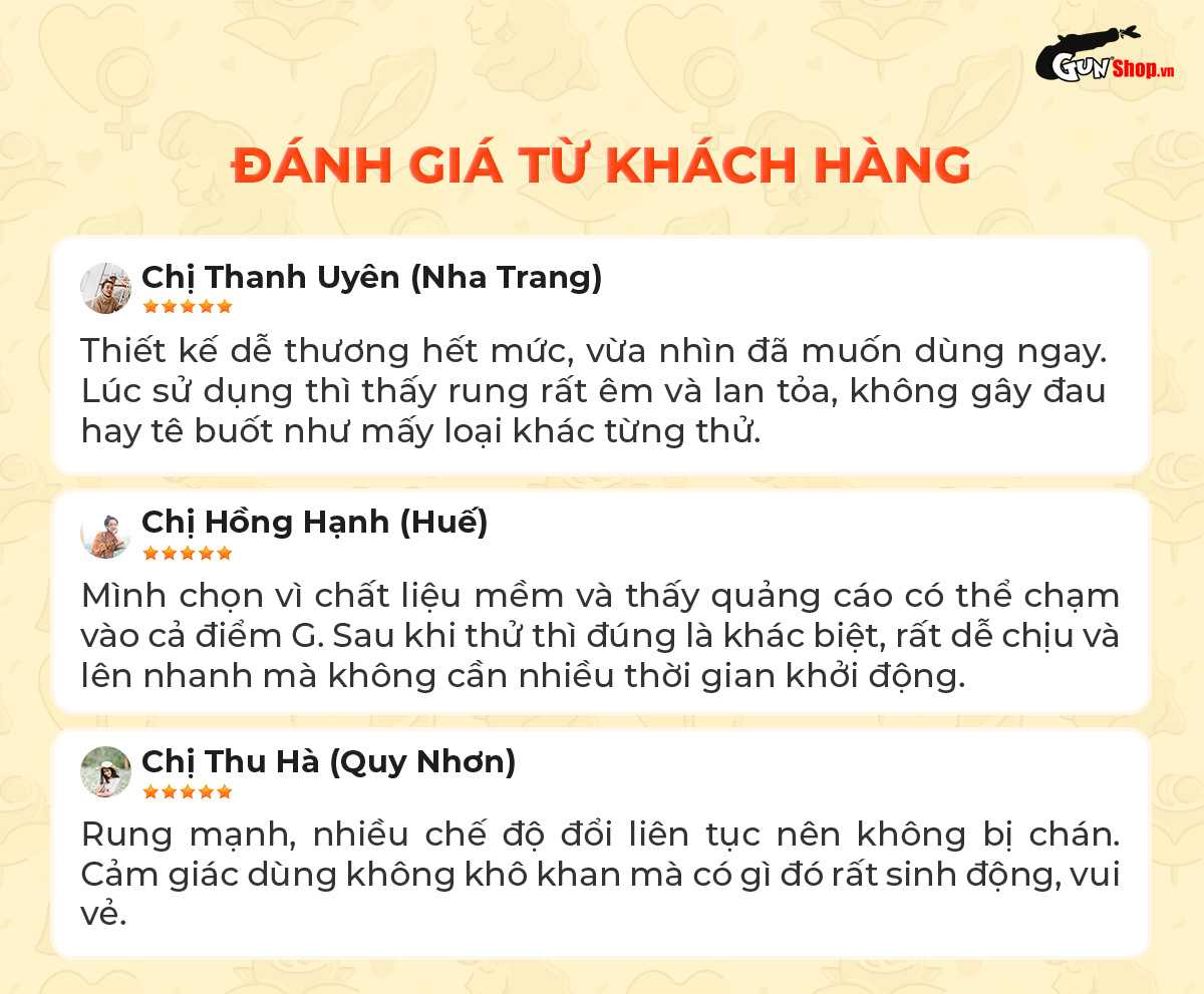 Review đánh giá trứng rung Shelly Play Bunny từ khách hàng