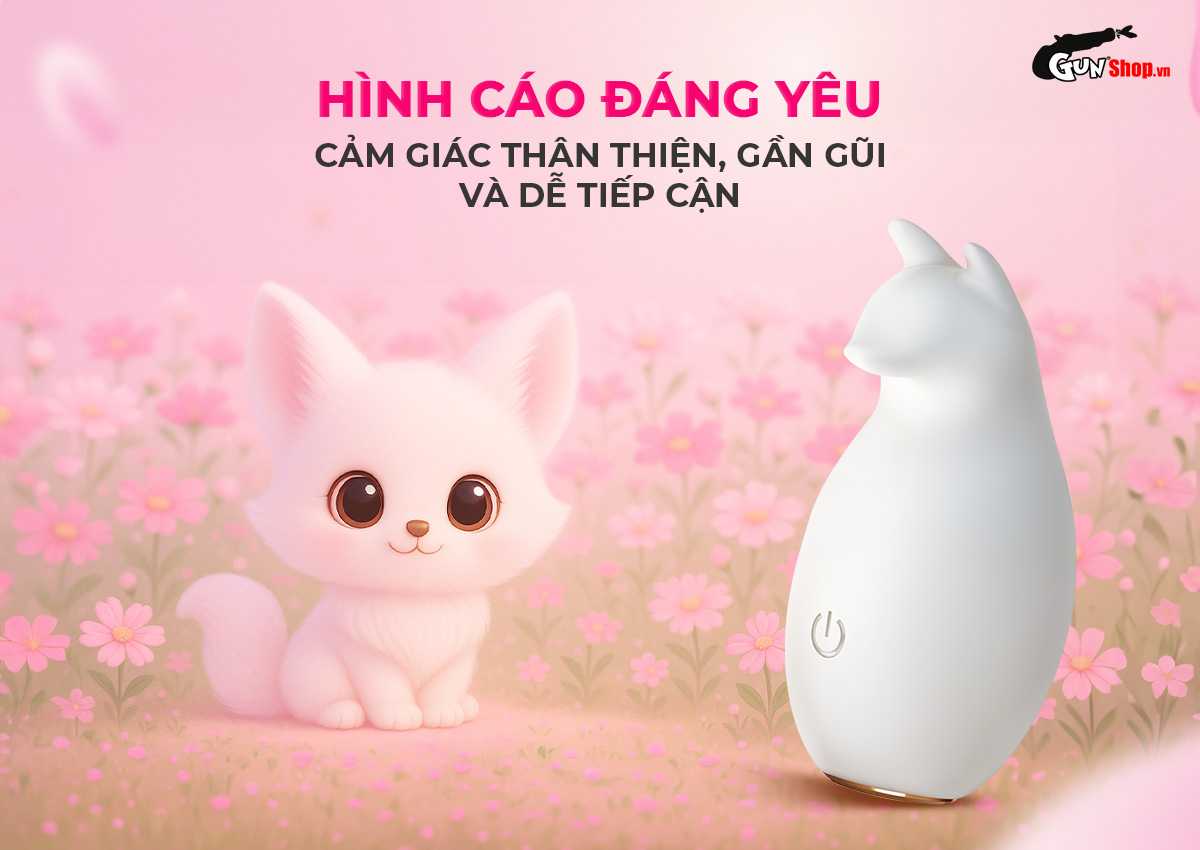 Trứng rung hình cáo Shelly Play Foxy chính hãng tại Gunshop