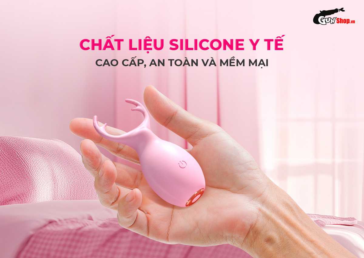 Trứng rung hình hươu Shelly Play Giraffe đáng yêu chính hãng tại Gunshop