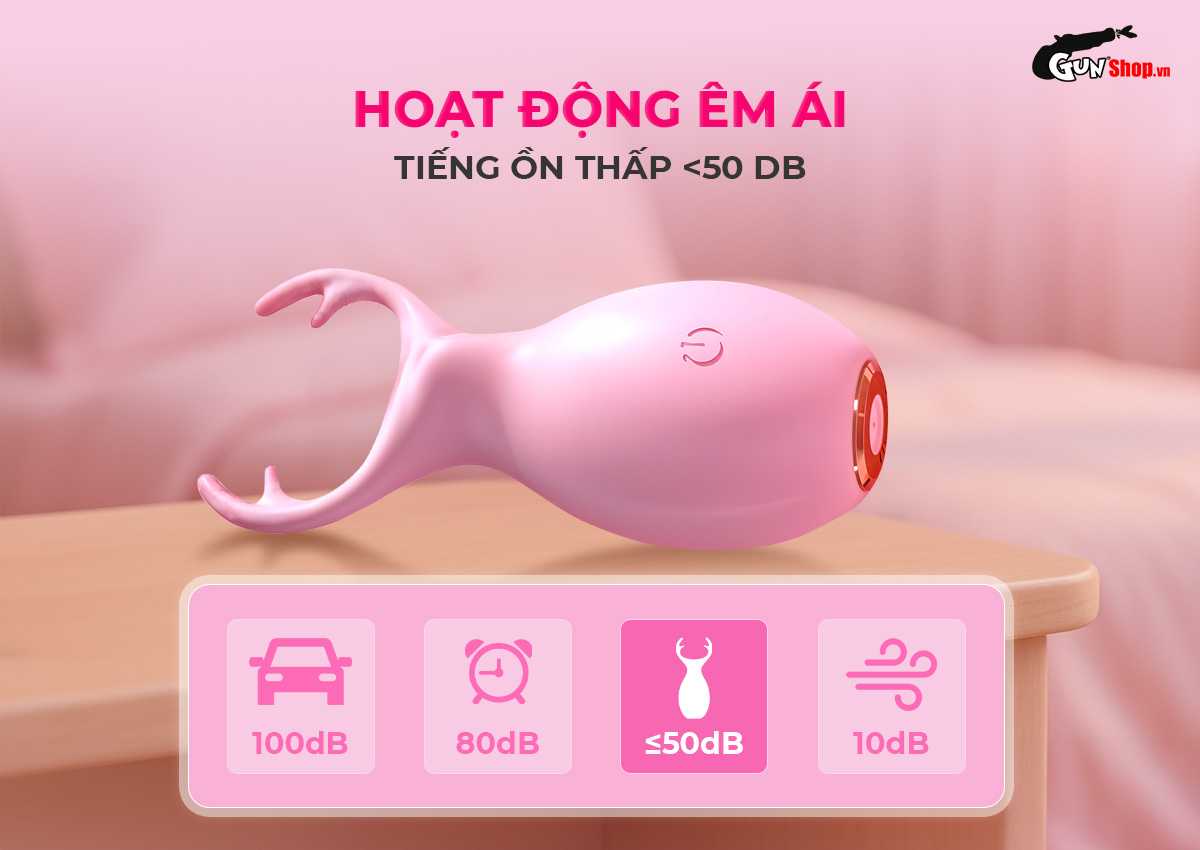 Trứng rung hình hươu Shelly Play Giraffe đáng yêu chính hãng tại Gunshop
