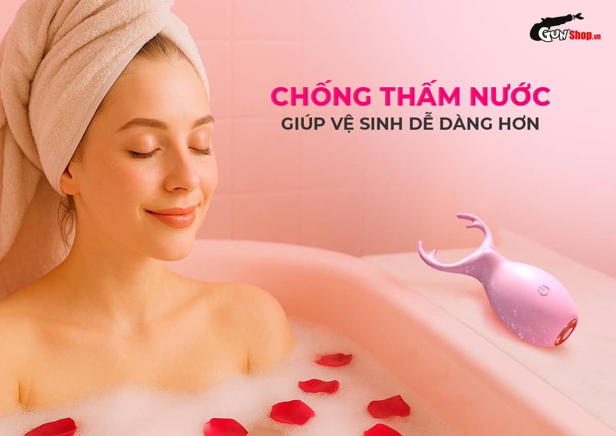 Trứng rung hình hươu Shelly Play Giraffe đáng yêu chính hãng tại Gunshop