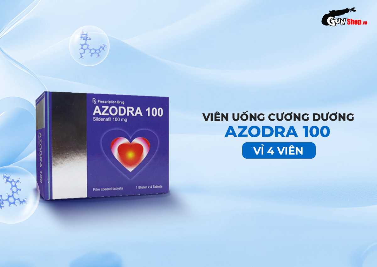 viên uống cường dương Azodra 100mg chính hãng tại Gunshop