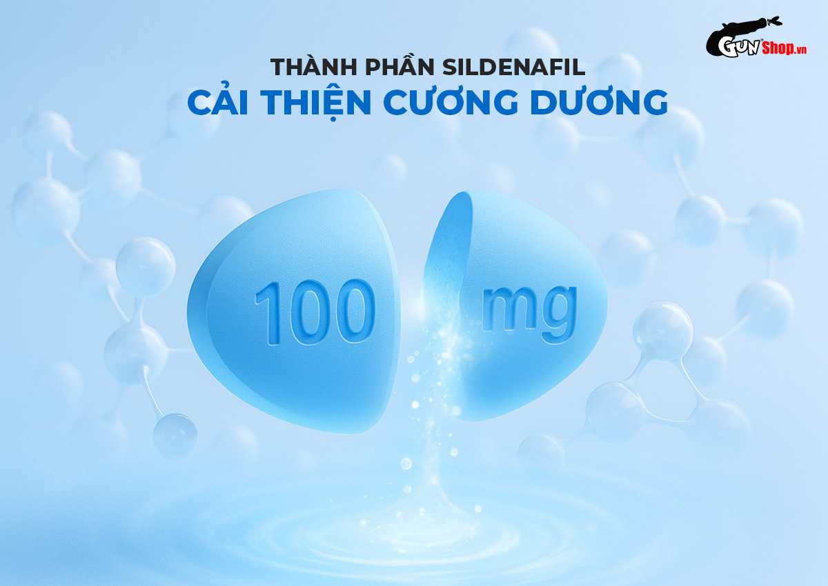 viên uống cường dương Azodra 100mg chính hãng tại Gunshop