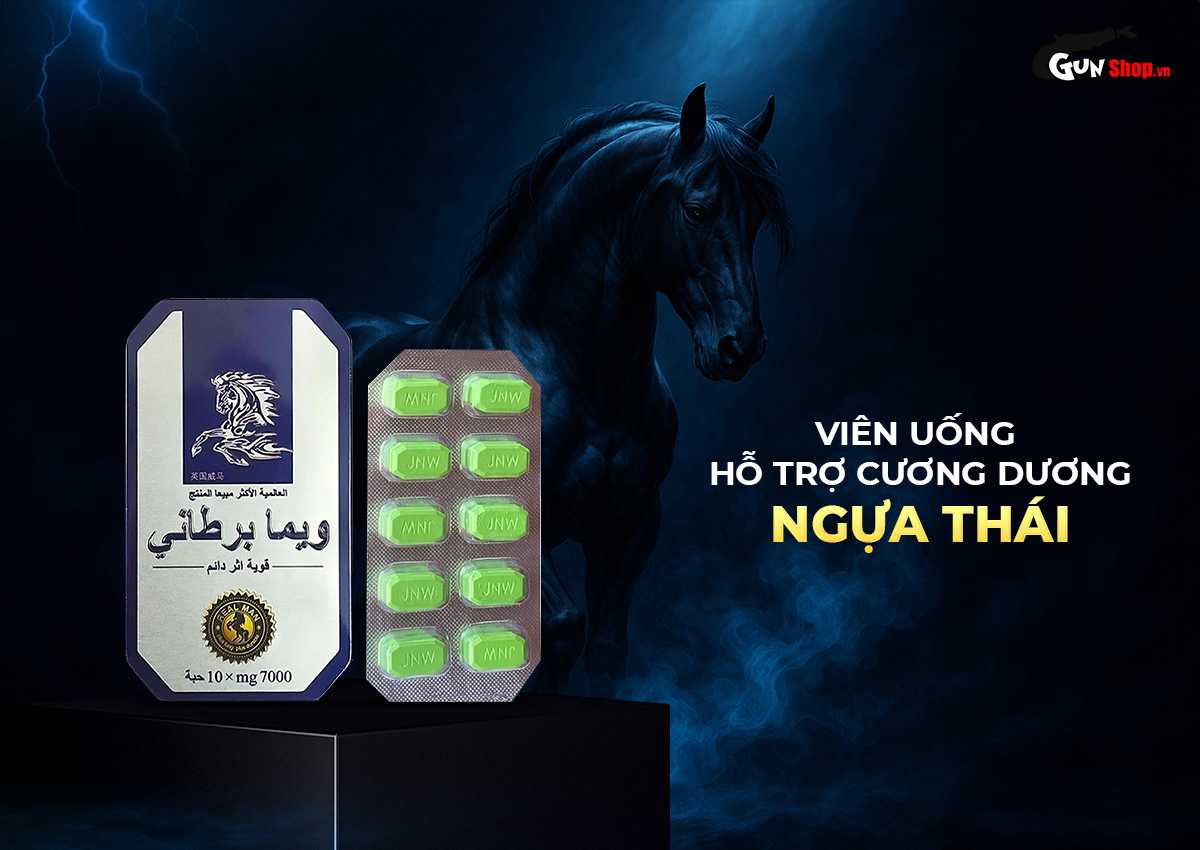 viên uống cường dương Ngựa Thái chính hãng tại Gunshop