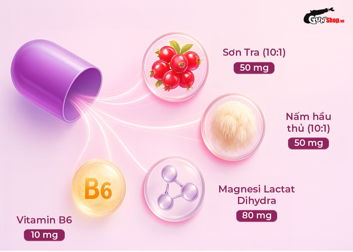 Viên uống cải thiện tình trạng giấc ngủ và ngủ kém Powegra Gentle Dreams chính hãng tại Gunshop