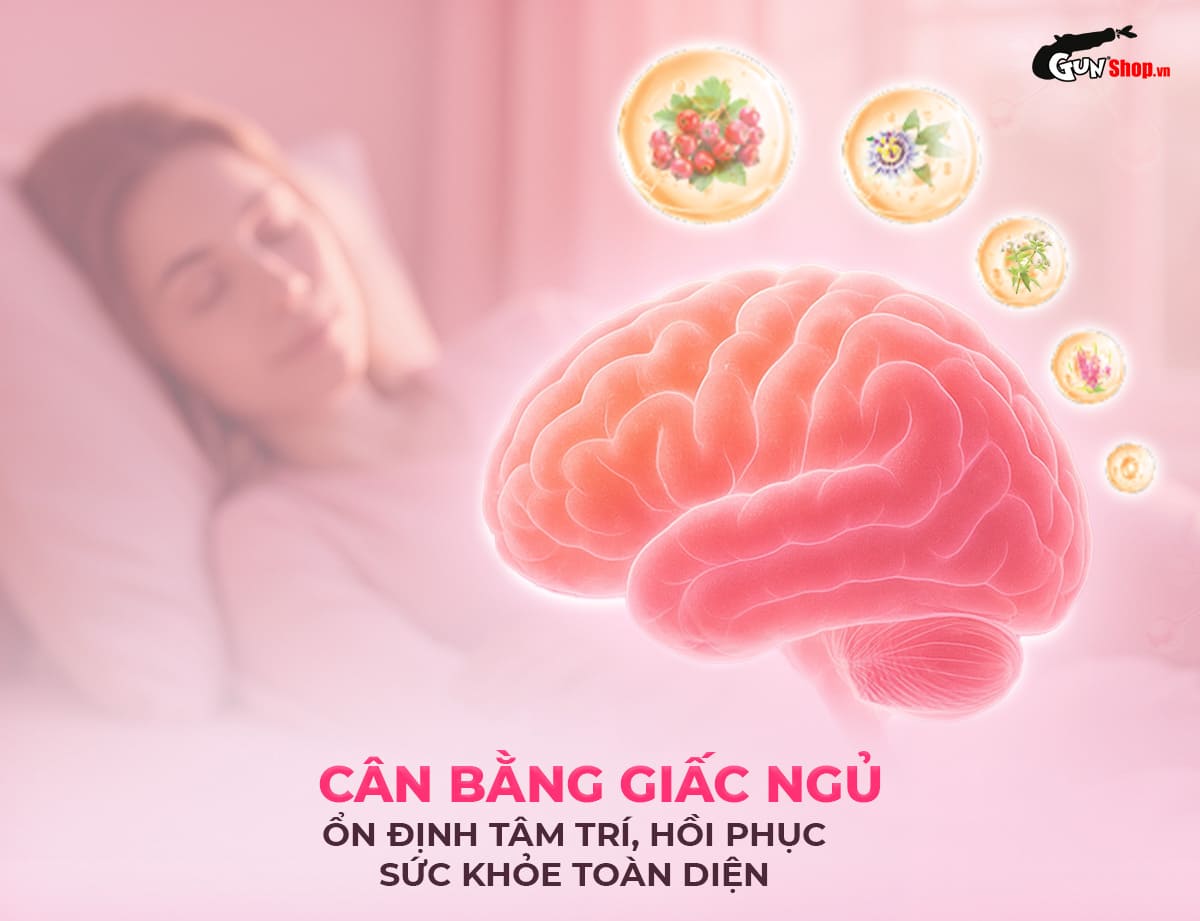 Viên uống cải thiện tình trạng giấc ngủ và ngủ kém Powegra Gentle Dreams chính hãng tại Gunshop