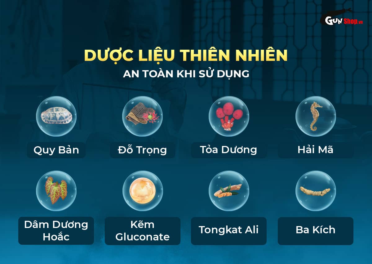 viên uống Powergra For Men – Hộp 10 viên cao cấp tại Gunshop