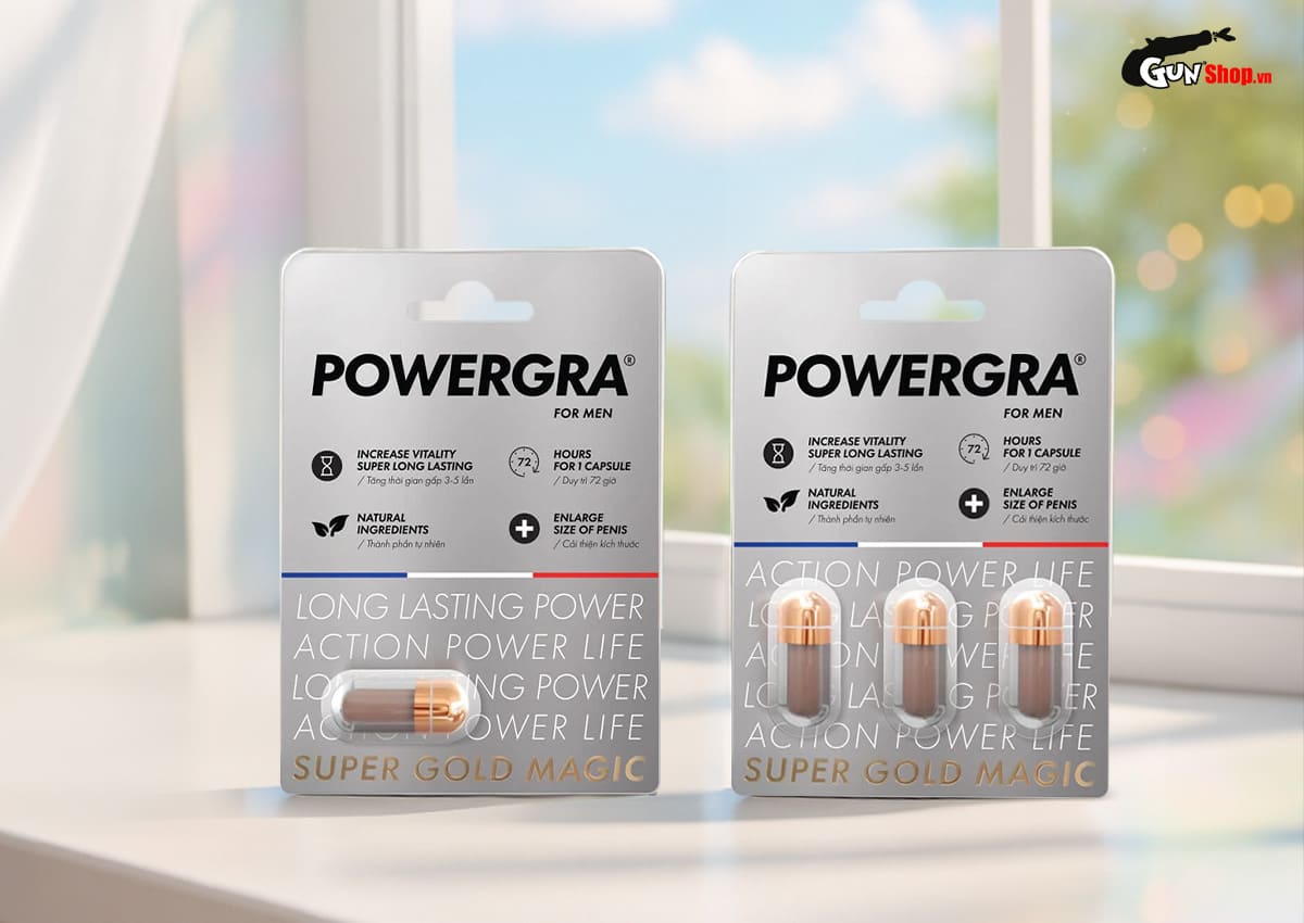 Viên uống tăng cường sinh lý nam giới chính hãng tại Gunshop