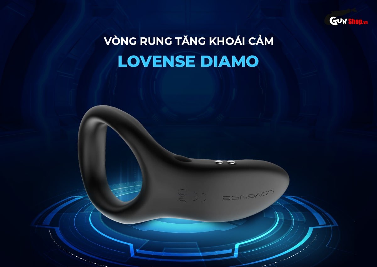 Vòng rung tăng khoái cảm Lovense Diamo cao cấp chính hãng tại Gunshop