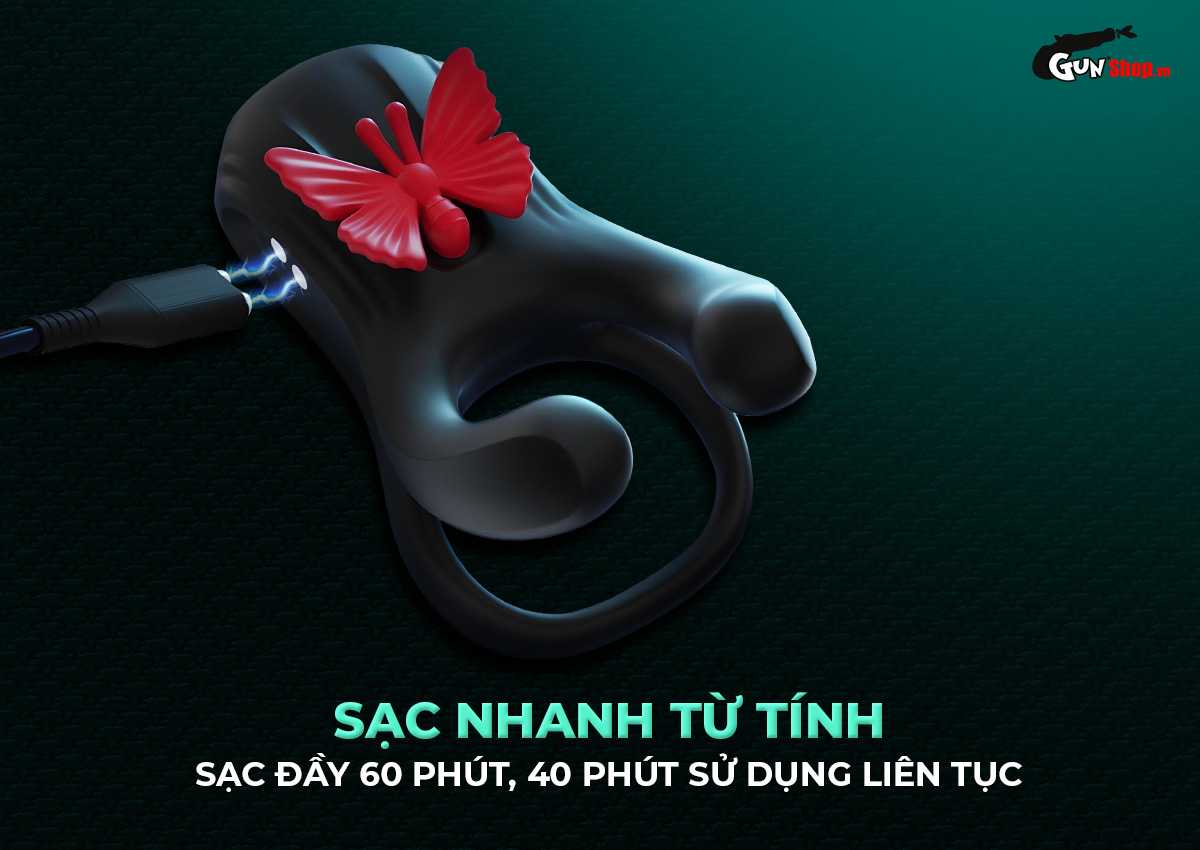 Vòng rung tăng khoái cảm Shelly Play Lustafly chính hãng tại Gunshop