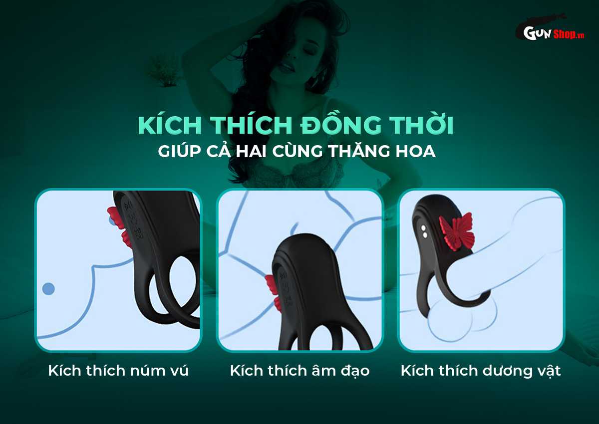 Vòng rung tăng khoái cảm Shelly Play Winkifly chính hãng tại Gunshop