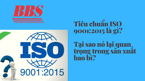 Tiêu chuẩn ISO 9001:2015 là gì? Tầm quan trọng của ISO 9001:2015 trong sản xuất bao bì?