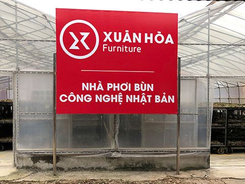 BNA - nhà cung cấp bảng biển quảng cáo cho công ty nội thất Xuân Hòa