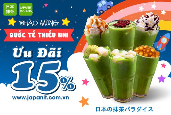 QUỐC TẾ THIẾU NHI - NHÂM NHI MATCHA THỎA THÍCH !!! 👦👦