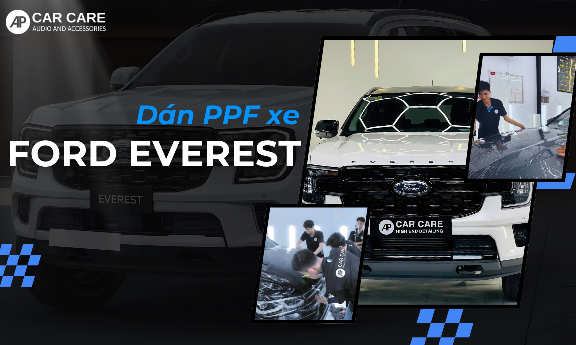 Dán PPF xe Ford Everest CHẤT LƯỢNG, giá rẻ tại TP.HCM
