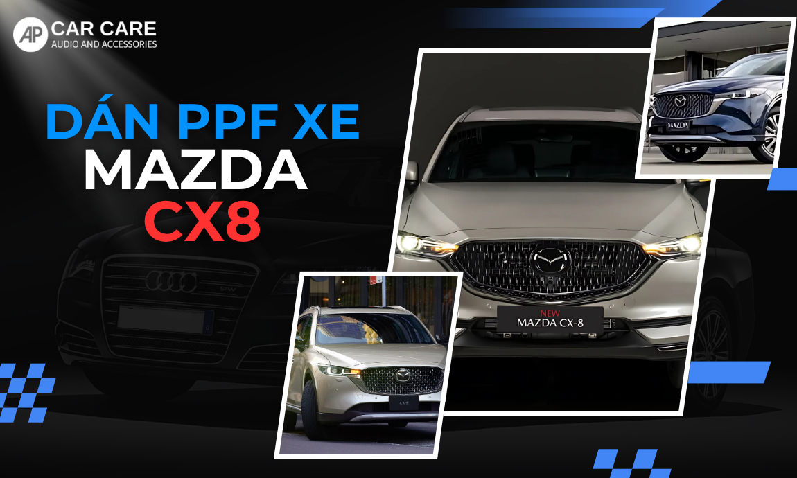 Dán PPF xe Mazda CX8 chống xước và tự hồi phục HIỆU QUẢ